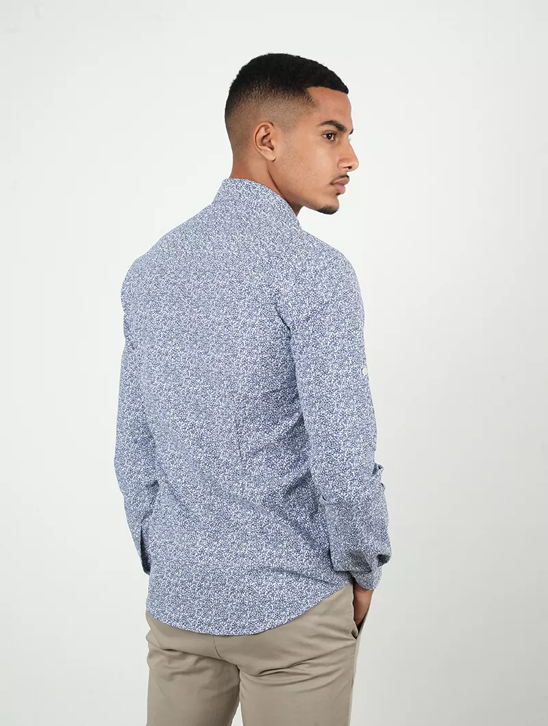 Chemise slim imprimé fleurs